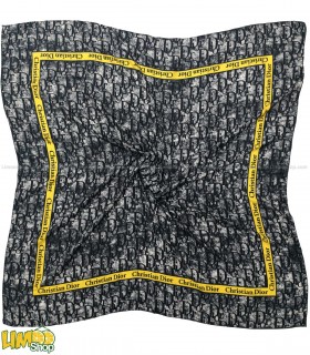 روسری دیور طوسی زرد 2135