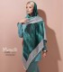 روسری پاییزه زمستانه نخی قواره بزرگ وسط ساده کد 2438